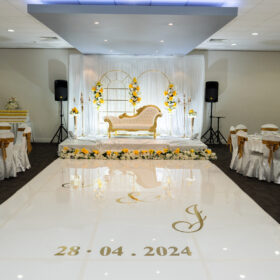 Wedding hall and stage decoration